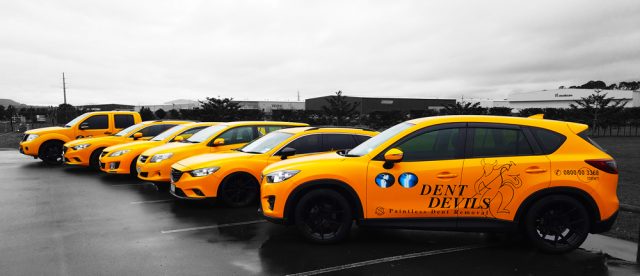 Dent Devils paintless dent removal for akane cars