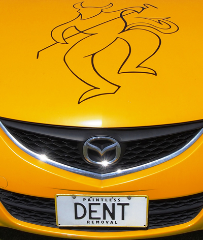 Dent Devils paintless dent removal for mazda